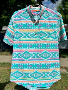 Chubbies The En Fuegos Performance Polo Sz Med